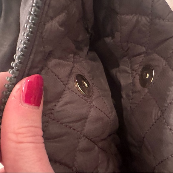 MZ Wallace Gray Quilted Women's Bag - Picture 3 of 11